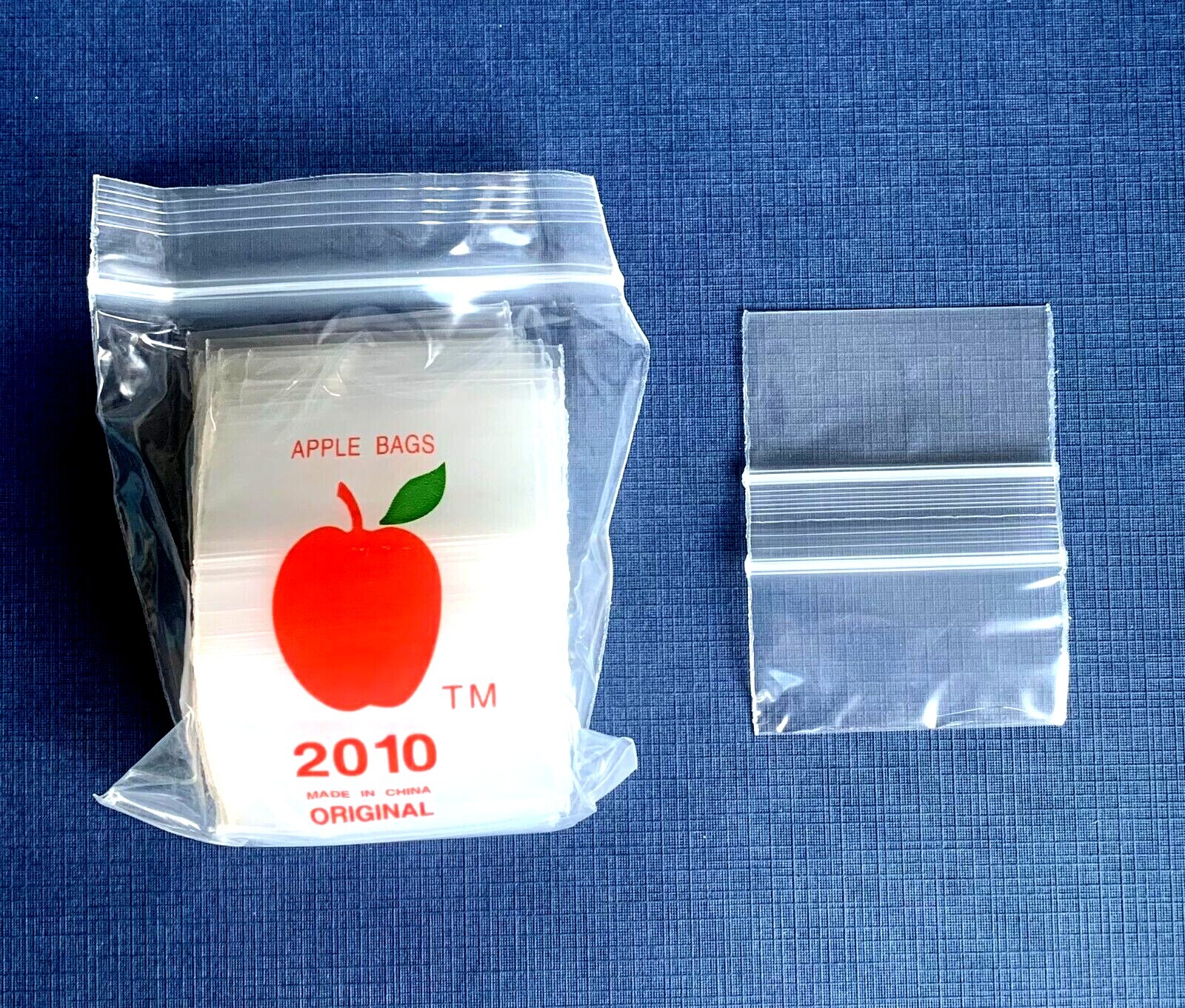 100 Count Clear 2.0″ x 1.0″ baggies 2010 mini ziplock reclosable bags 