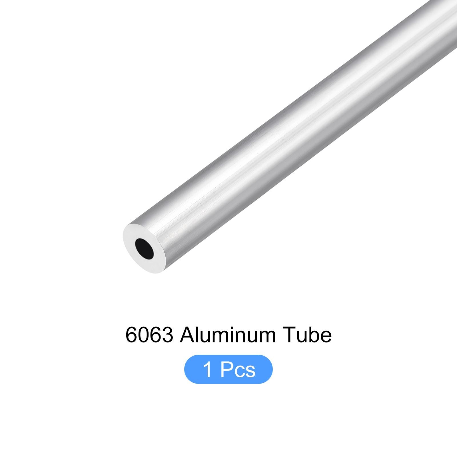 6063 Aluminum Tube 12mm OD x 5mm ID x 300mm L for Home Furnishing