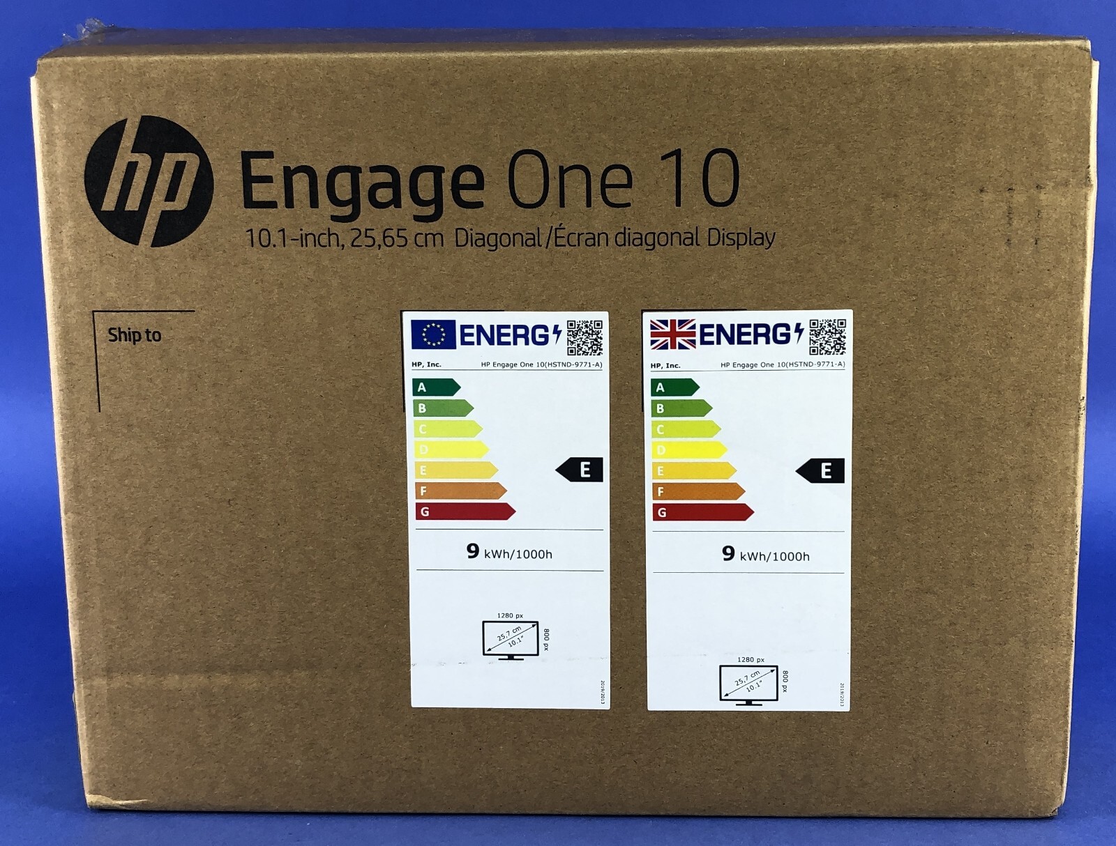 HP Engage One 10.1″ Customer Display Ebony Black PN: 1XD80A8#ABA – NIB