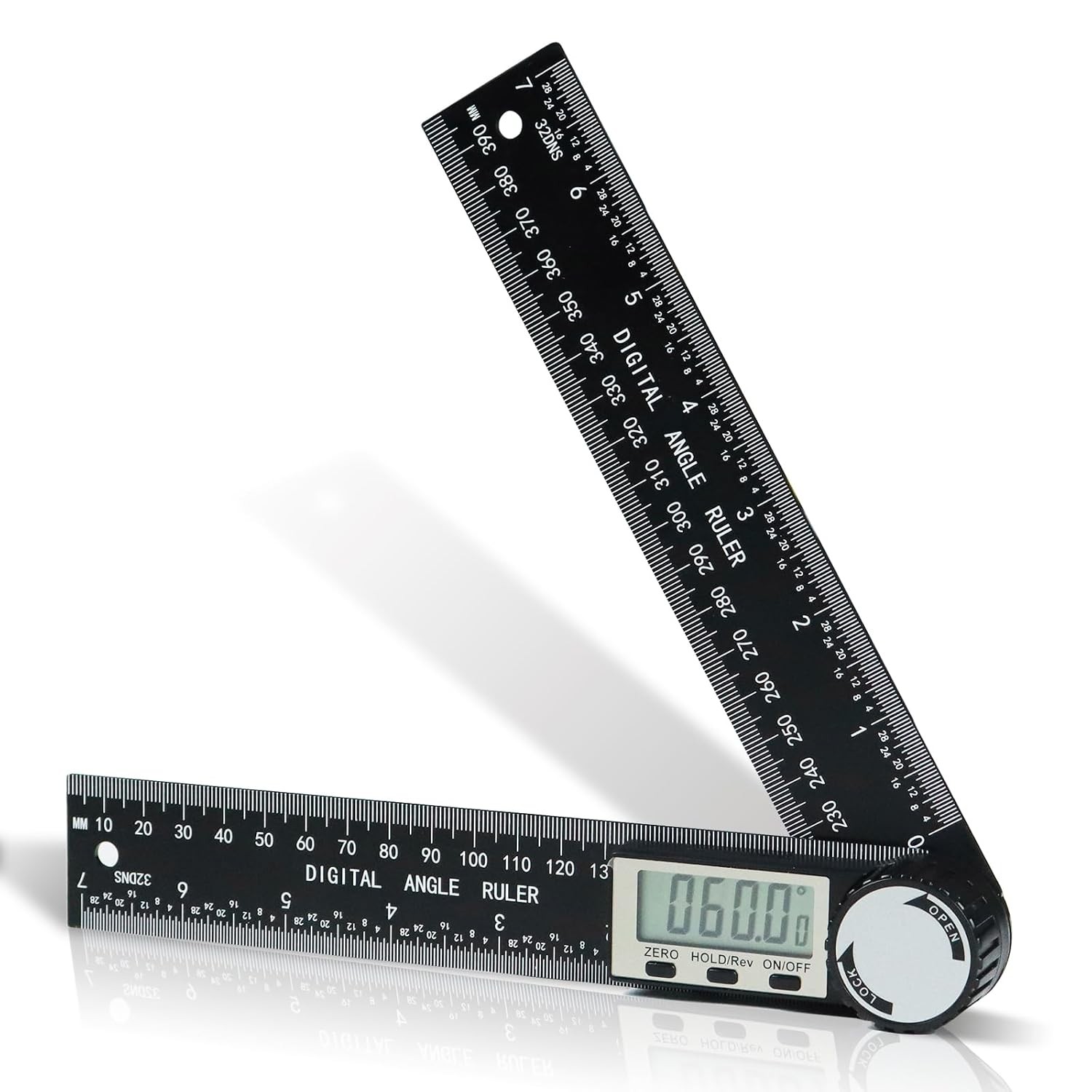 Third Generation Protractor Angle Finder, Digital Angle Ruler with 7inch/200mm
