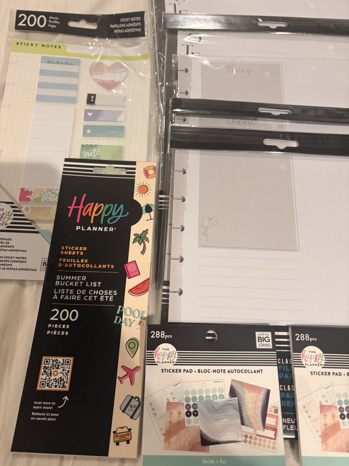 15 Item Assorted Lot The Happy Planner – Pages, Stickers, And More – Destash