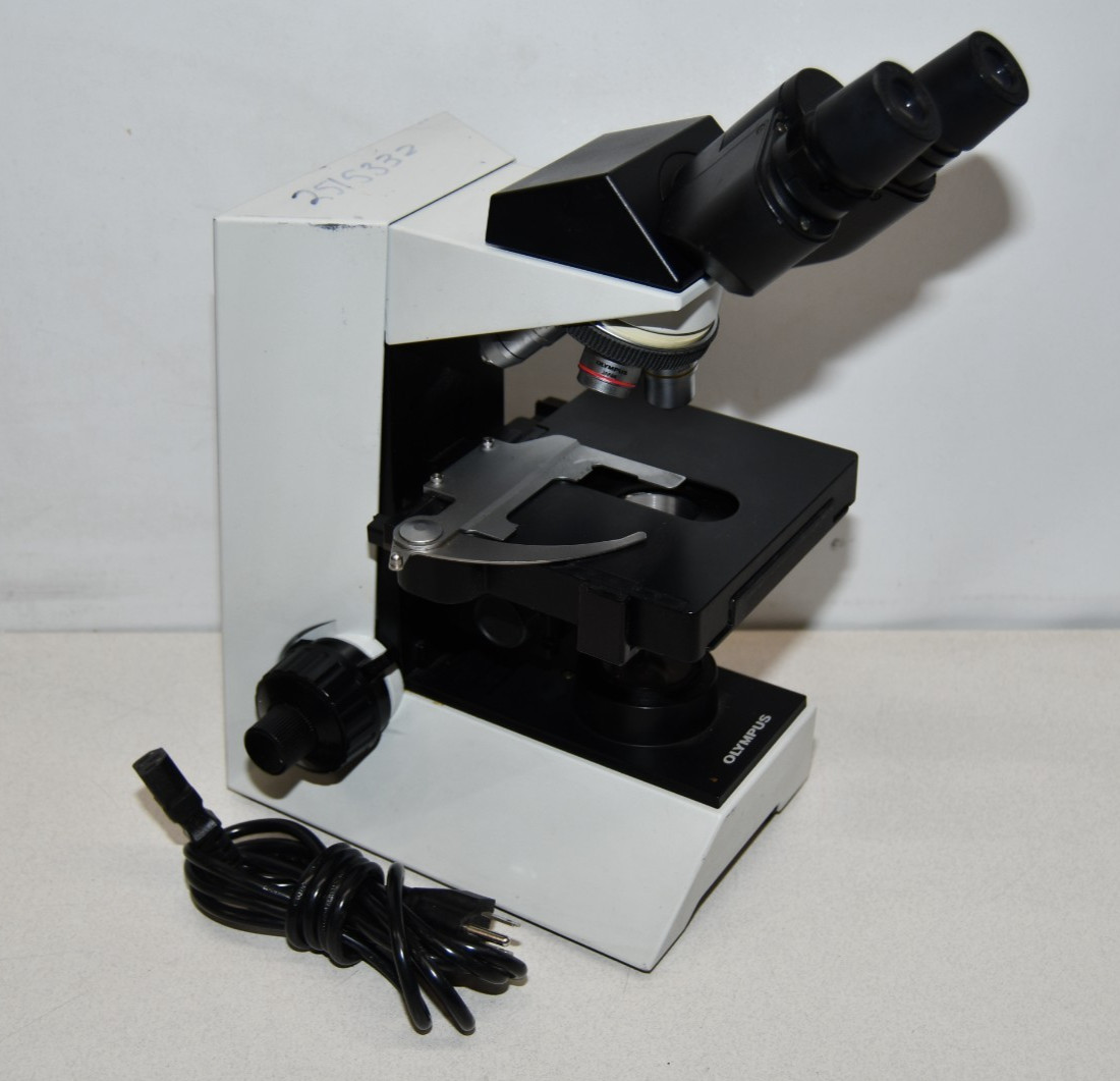 ^ Olympus CH30RF100 Binocular Microscope w/Objectives 4x 10x 40x 100x #X8134