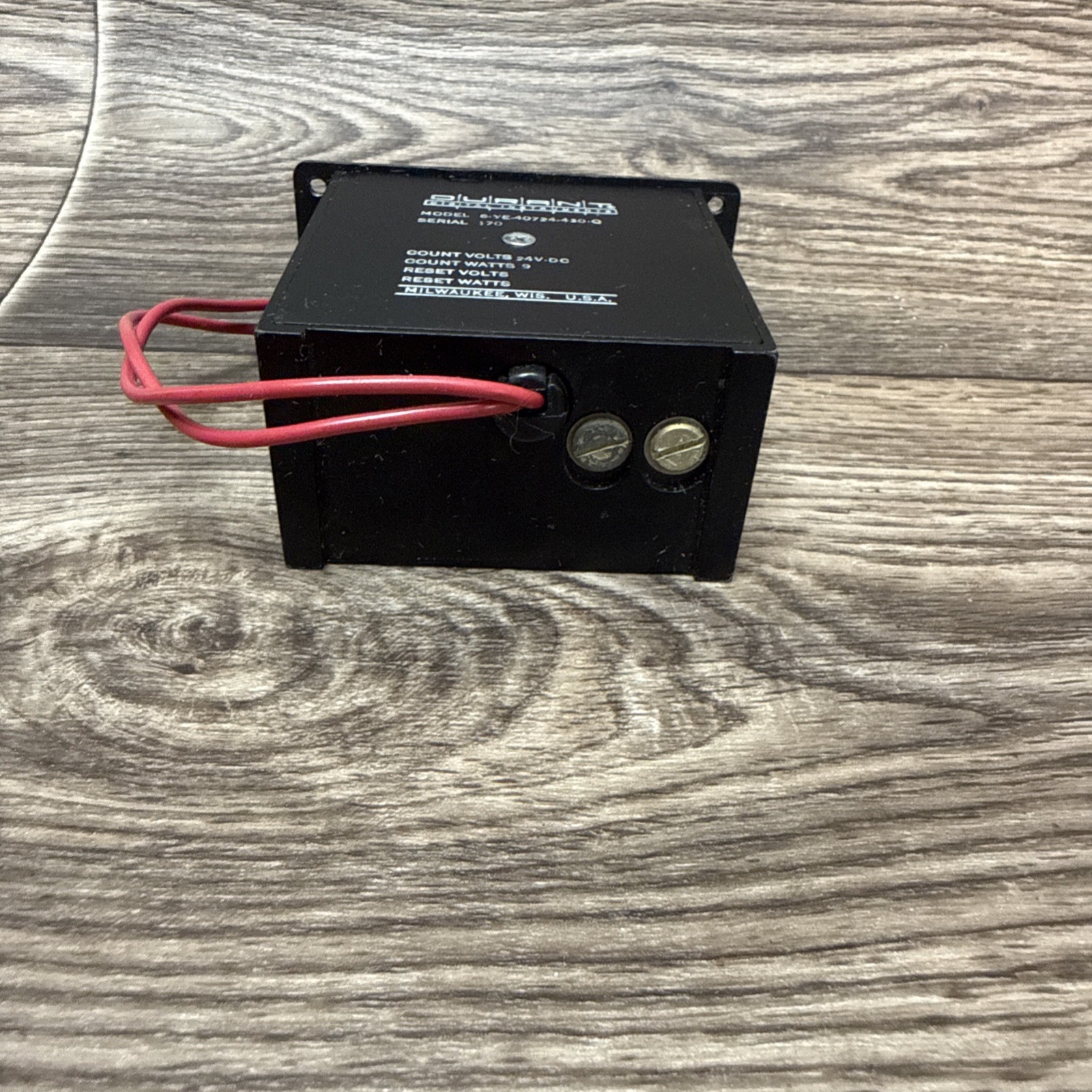 Durant Eaton 6-YE-40724-430-Q Electric Counter – Untested