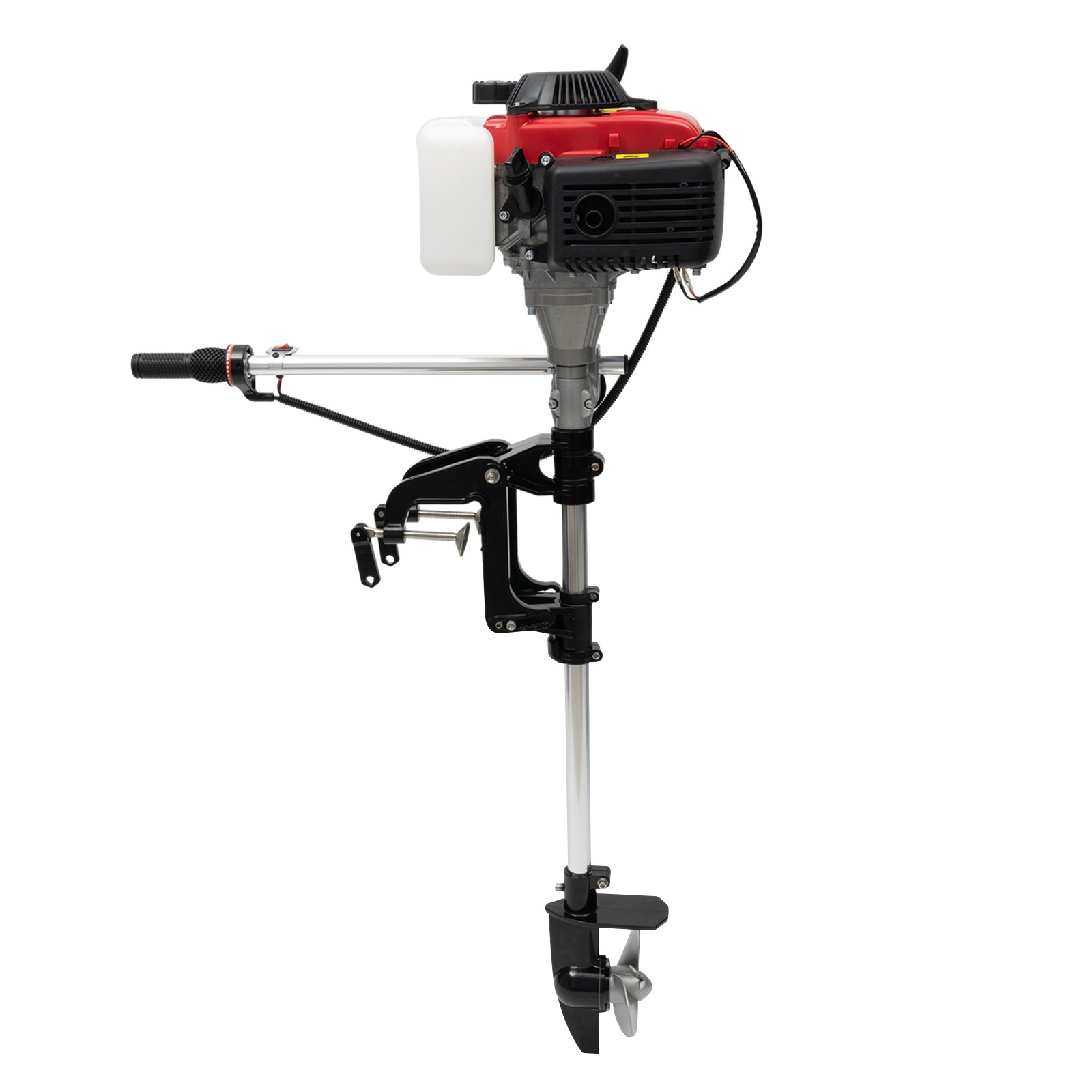 HANGKAI 4HP 4Stroke Heavy Duty Outboard Motor Boat Engine W/Air Cooling System