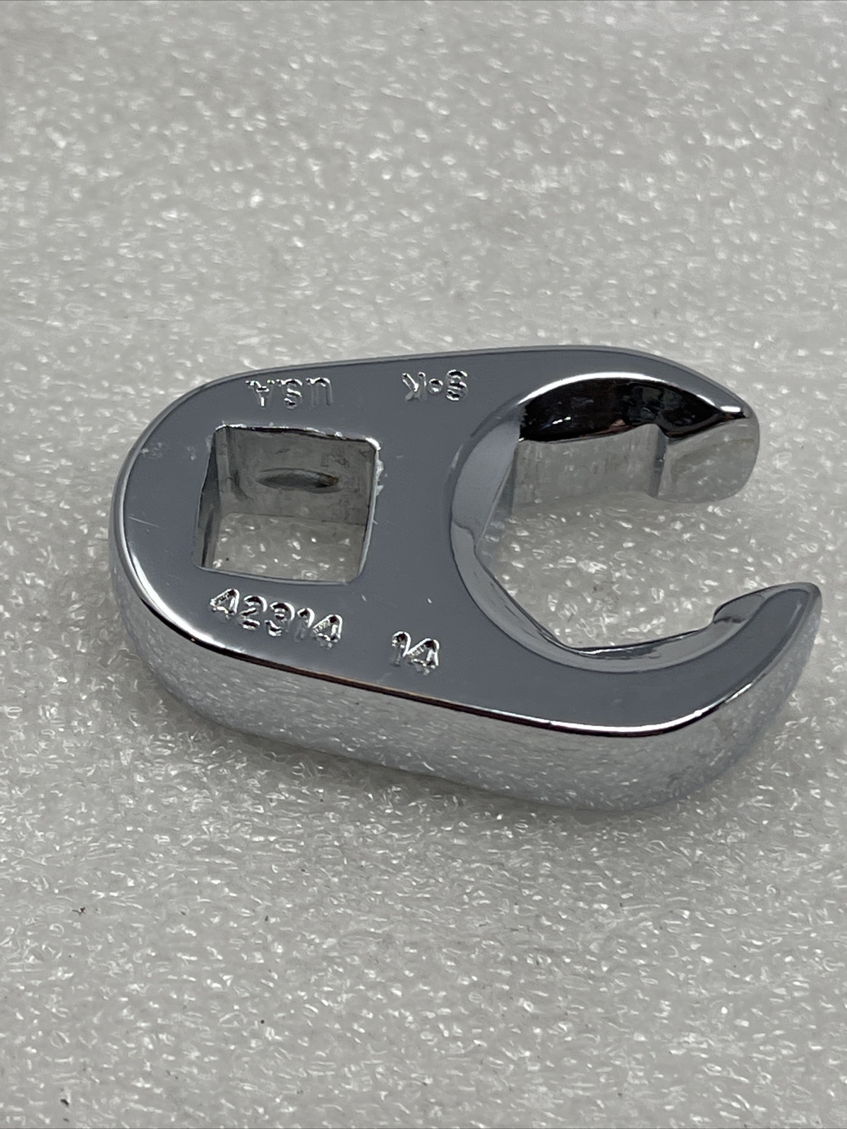 14mm SK Tools Flare Nut Crowfoot Wrench, 3/8” Drive, 6 Point, USA Made, 42314