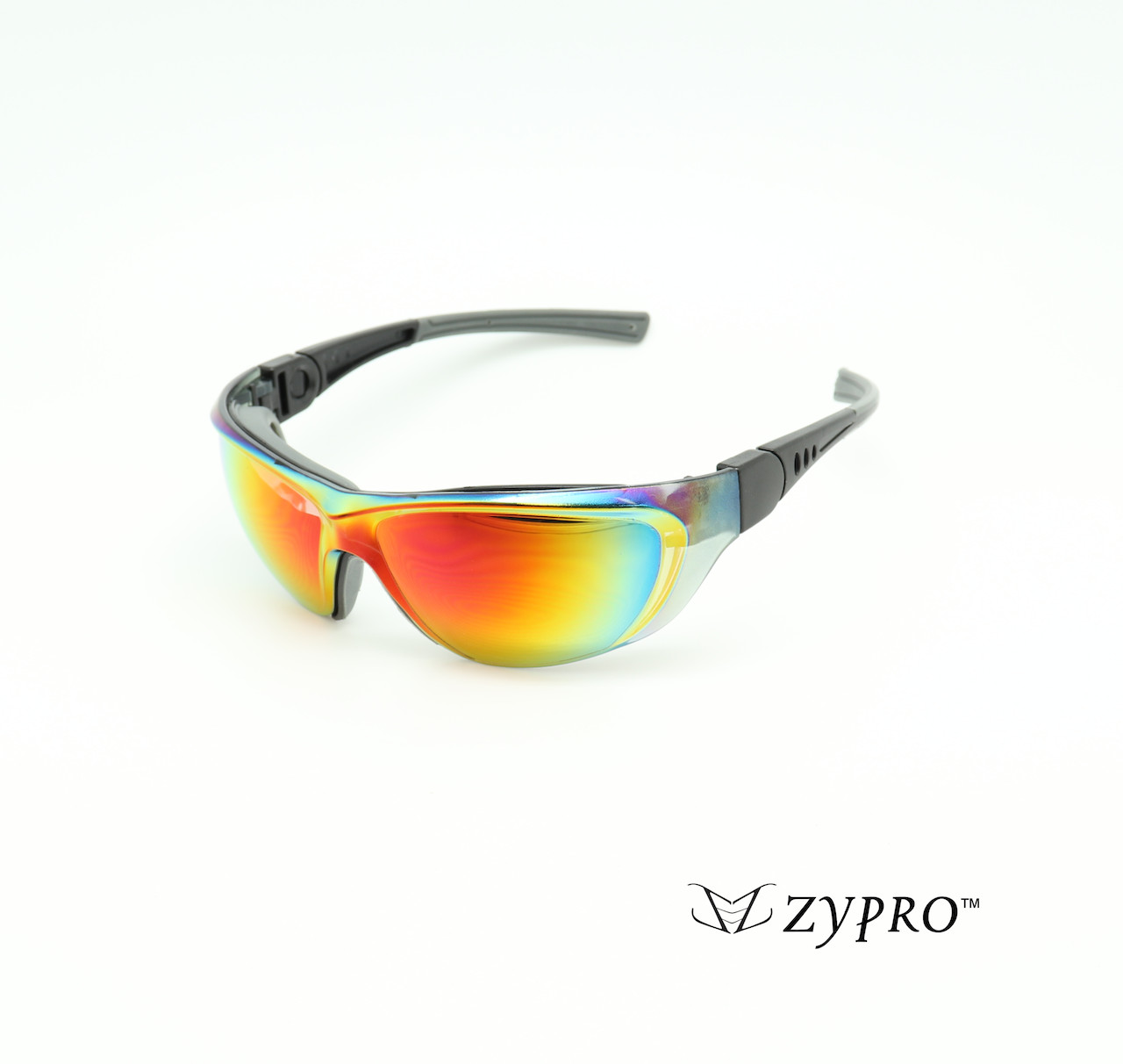 Tinted Safety Glasses Sport Sunglasses – Adjustable Temples with Case & Pouch