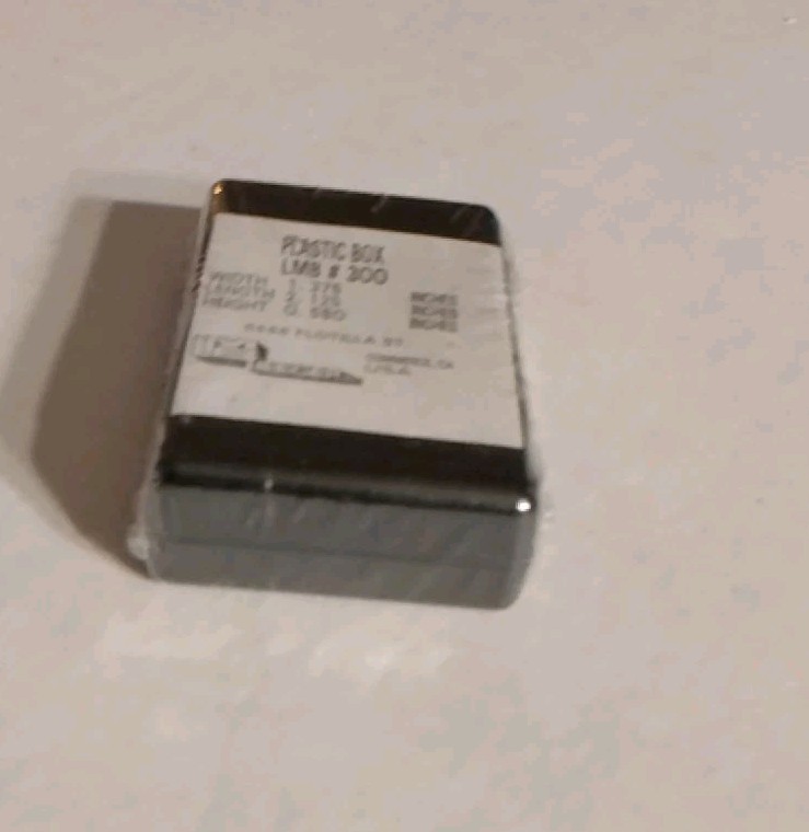 LMB HEEGER 300-BLK ELECTRONICS ENCLOSURE/PROJECT BOX 1.375″x2.125″x0.58″ BLACK