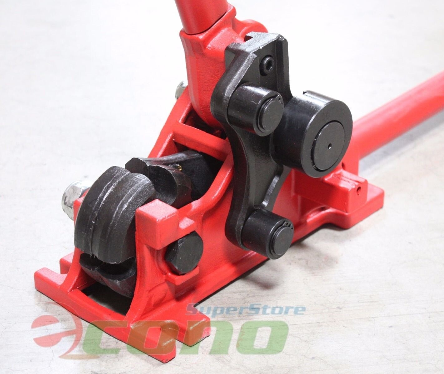 52″ Manual 3/4″ Rebar Bender & 5/8″ Cutter #5 Cutting & #6 Rebar 90° 180° Bends