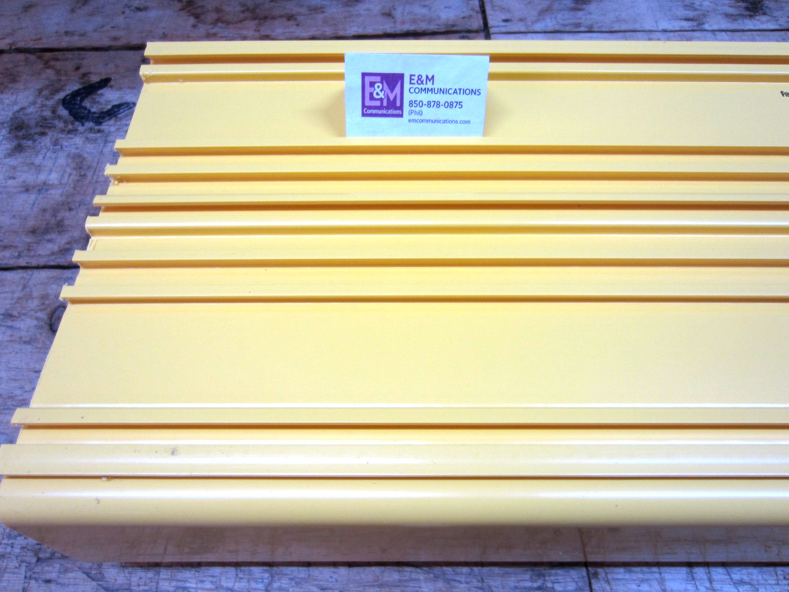 PANDUIT FR12X4YL6 12X4 | 6FT Optical Fiber Runner Channel NEW (12 in stock)