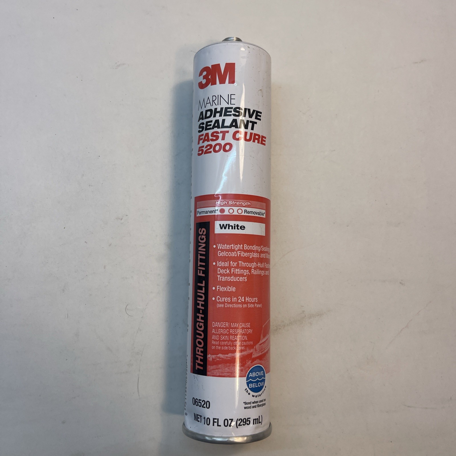 3M Marine Adhesive Sealant Fast Cure 5200 (06520) White “No Tip “ (13d)