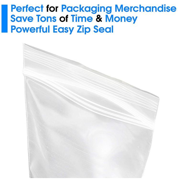 200 4×6 Reclosable Resealable Clear Zipper Plastic Bags 2Mil 4″x6″ inch