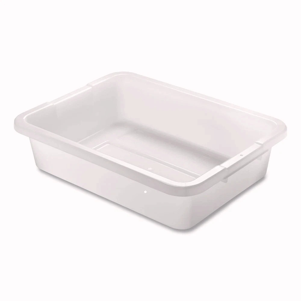 Rubbermaid Commercial 334992WHT 15″ x 20″ x 5″ Bus/Utility Box – White New