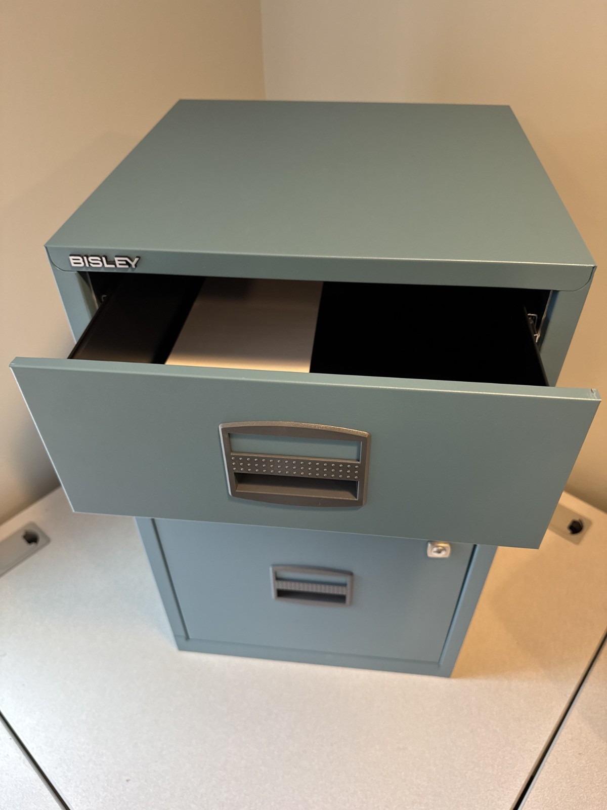 NEW! Bisley 3-Drawer Home File Cabinet – Doulton Blue **REDUCED PRICE**
