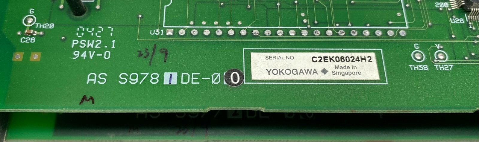 YOKOGAWA CP345 STYLE S1 S9781DE-0 PROCESSOR BOARD MODULE