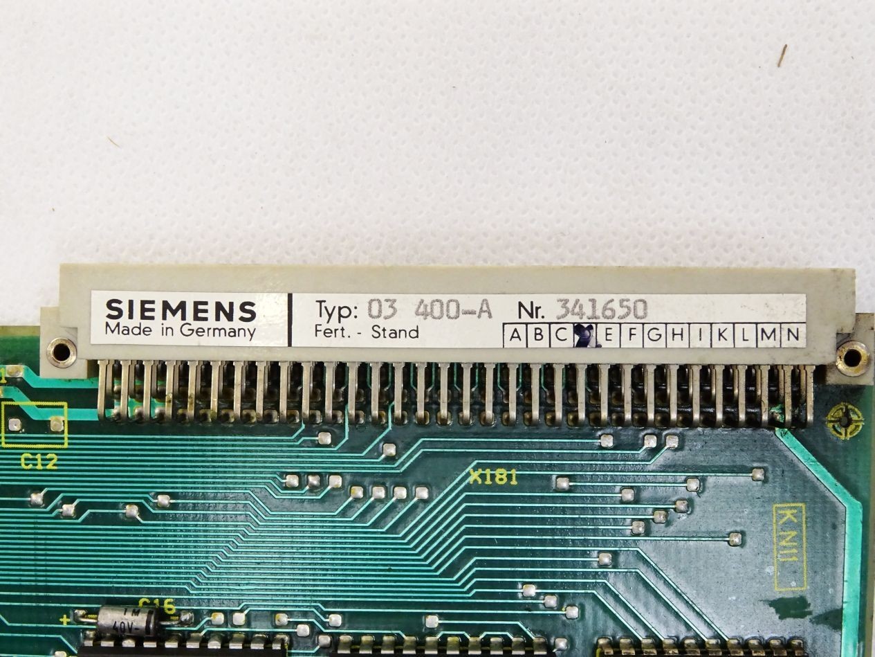 Siemens Sinumerik Card 03400-A