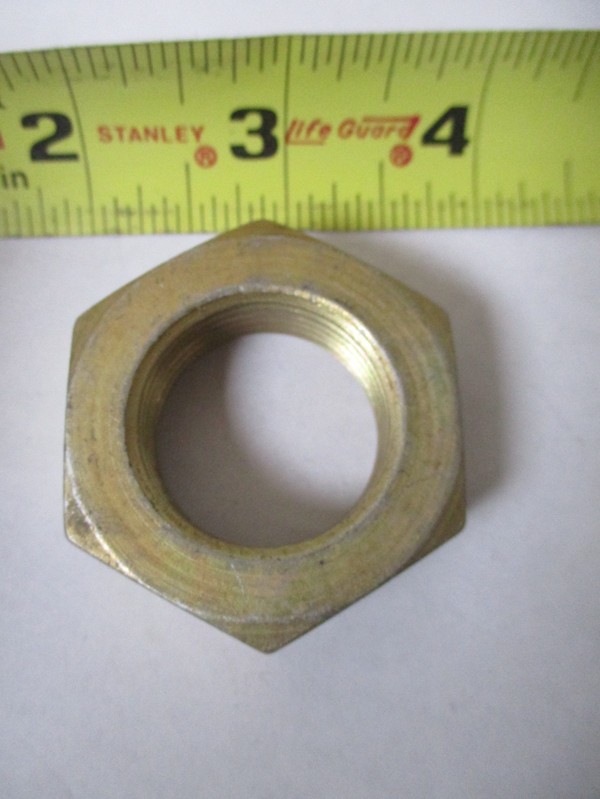 NAS509-18 Hex Nut 1-1/8-12 Plated Steel – NOS