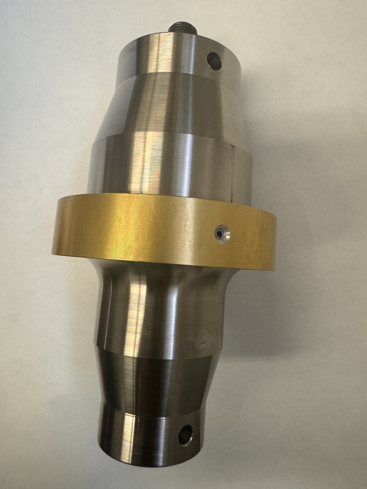 Geniune OEM Branson Gold 20 kHz Booster, 101-149-057, 1:1.5 Gain, 1/2-20 thread