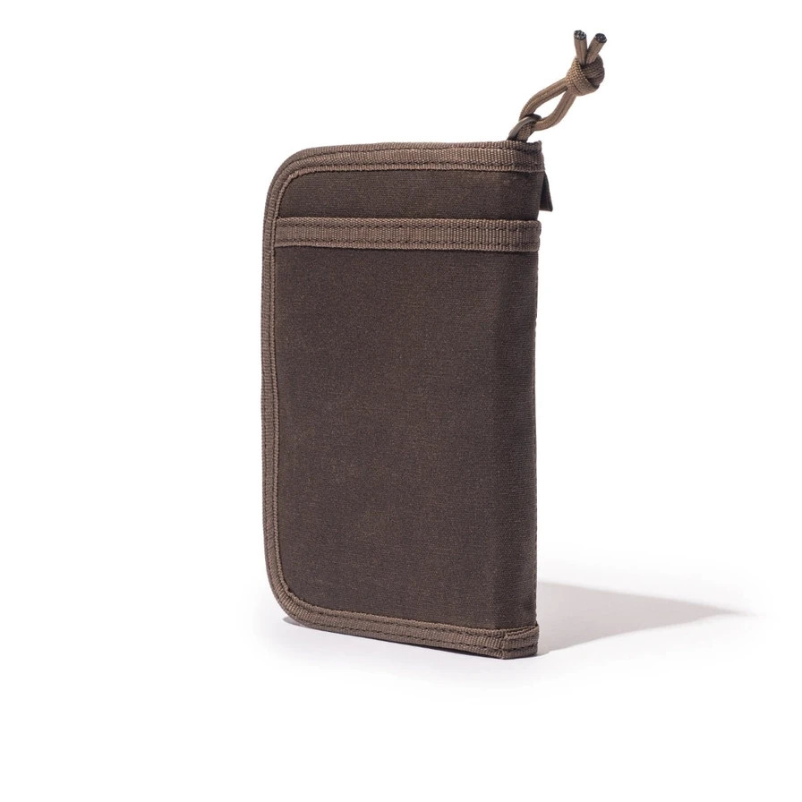LOCHBY Pocket Journal Brown | Notebook Cover | Water Resistant Waxed Canvas