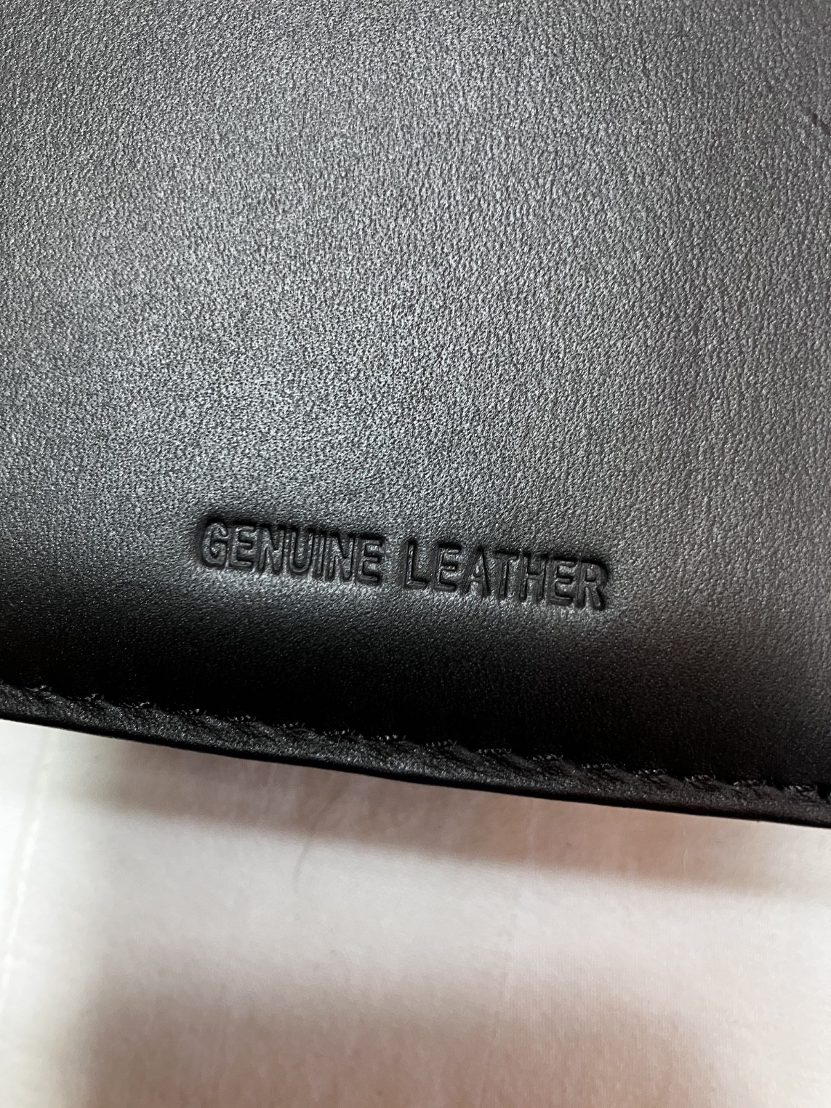 LEEDS Business portfolio notebook/organizer ZIPPERED /Genuine Leather (Time Sys)