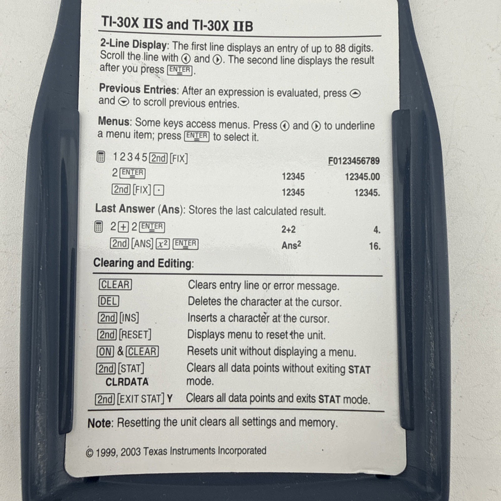 Texas Instruments TI-30X IIS Scientific Calculator Tested