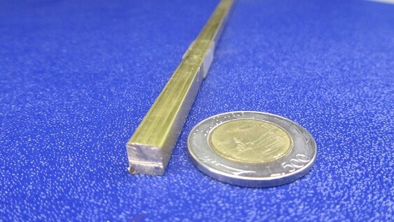 360 Brass Square Bar 1/4″ Thick x 1/4″ Wide x 60.0″ Length