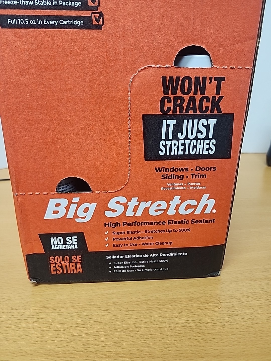 (11) Sashco Big Stretch Acrylic Latex High Performance Caulking Sealant 10.5 Oz