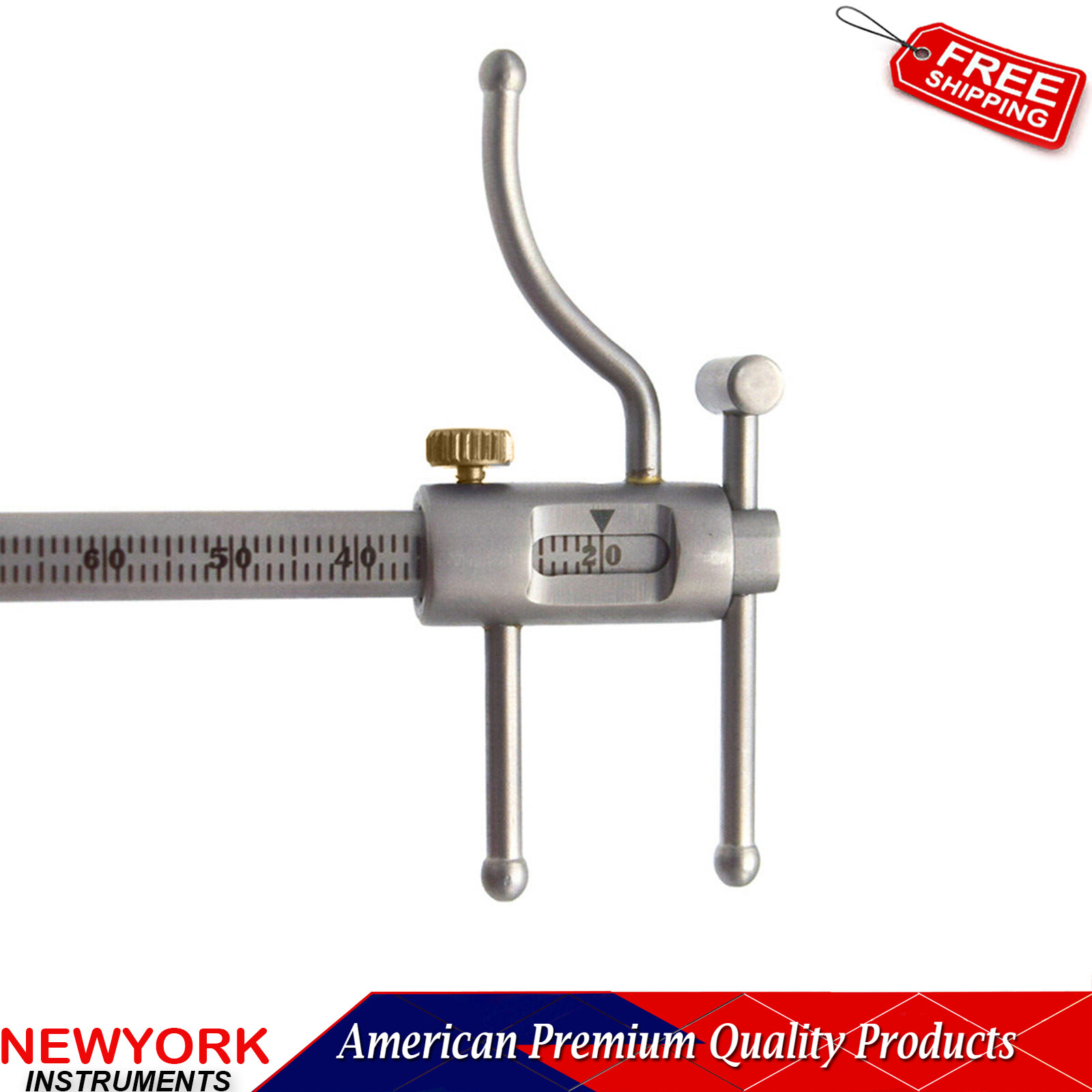Dental Venus Apollo Gauge VDO Ruler Stainless Steel Fully Autoclavable Beaden