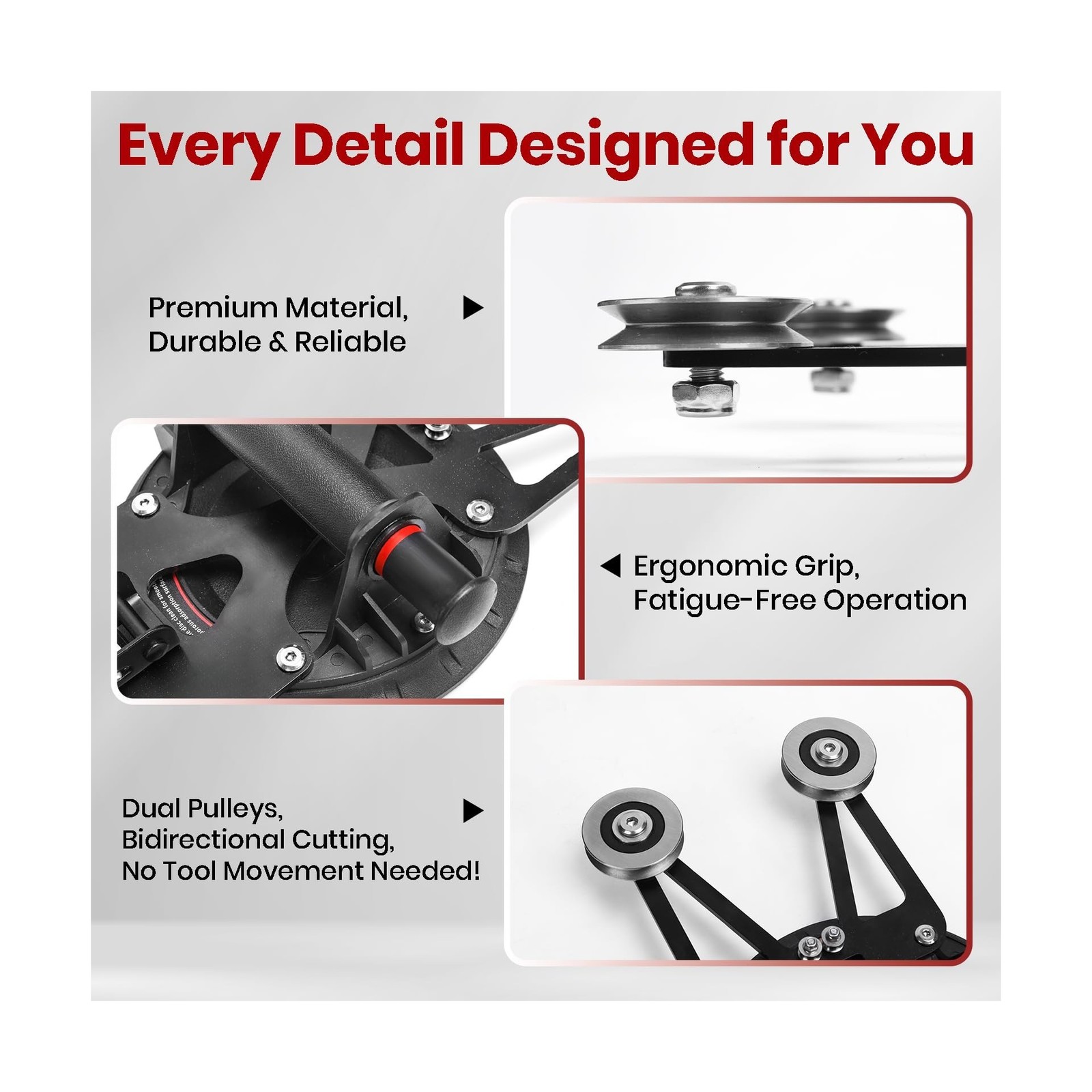 Auto Windshield Removal Tool Kit with Dual Cutting Locking Function, High-eff…