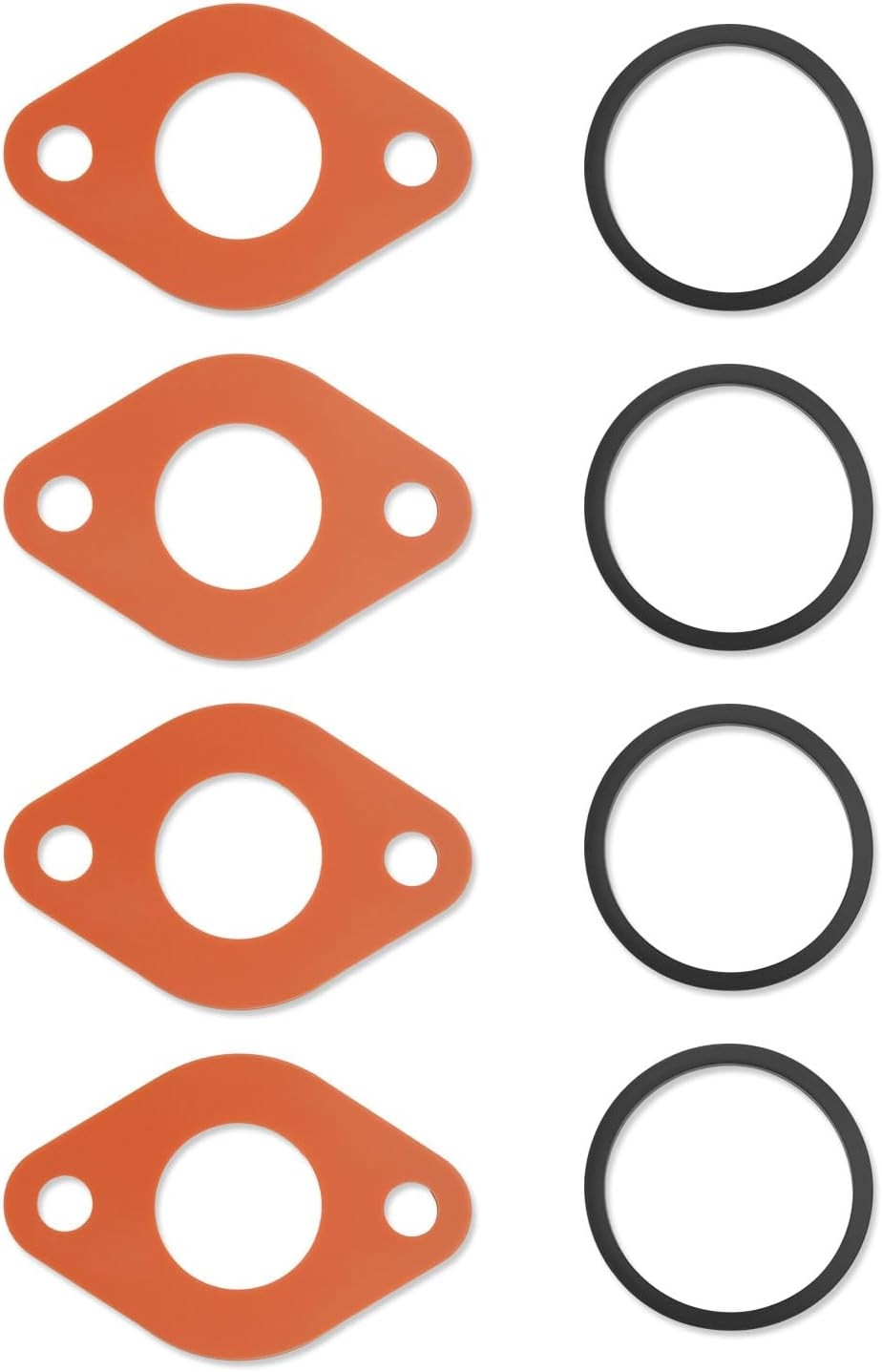 4Pcs Circulator Pump Flange Gaskets + Sealing Rings Fit for TACO 007 Series for