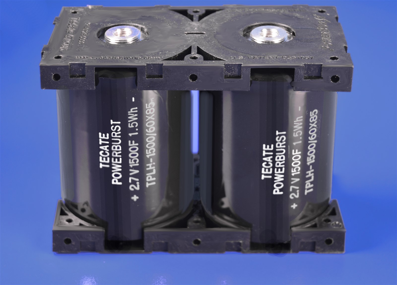 2 (Two) Tecate 1500F Powerburst Supercapacitors 100 Amps Supr low ESR=0.47 Ohms