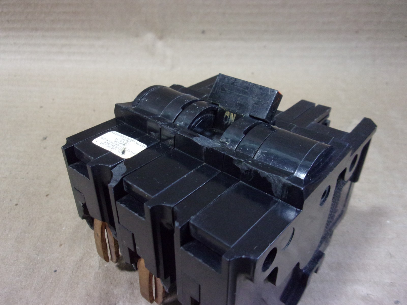 Federal Pacific NA NA340 3 Pole 40 Amps Circuit Breaker FLAWED