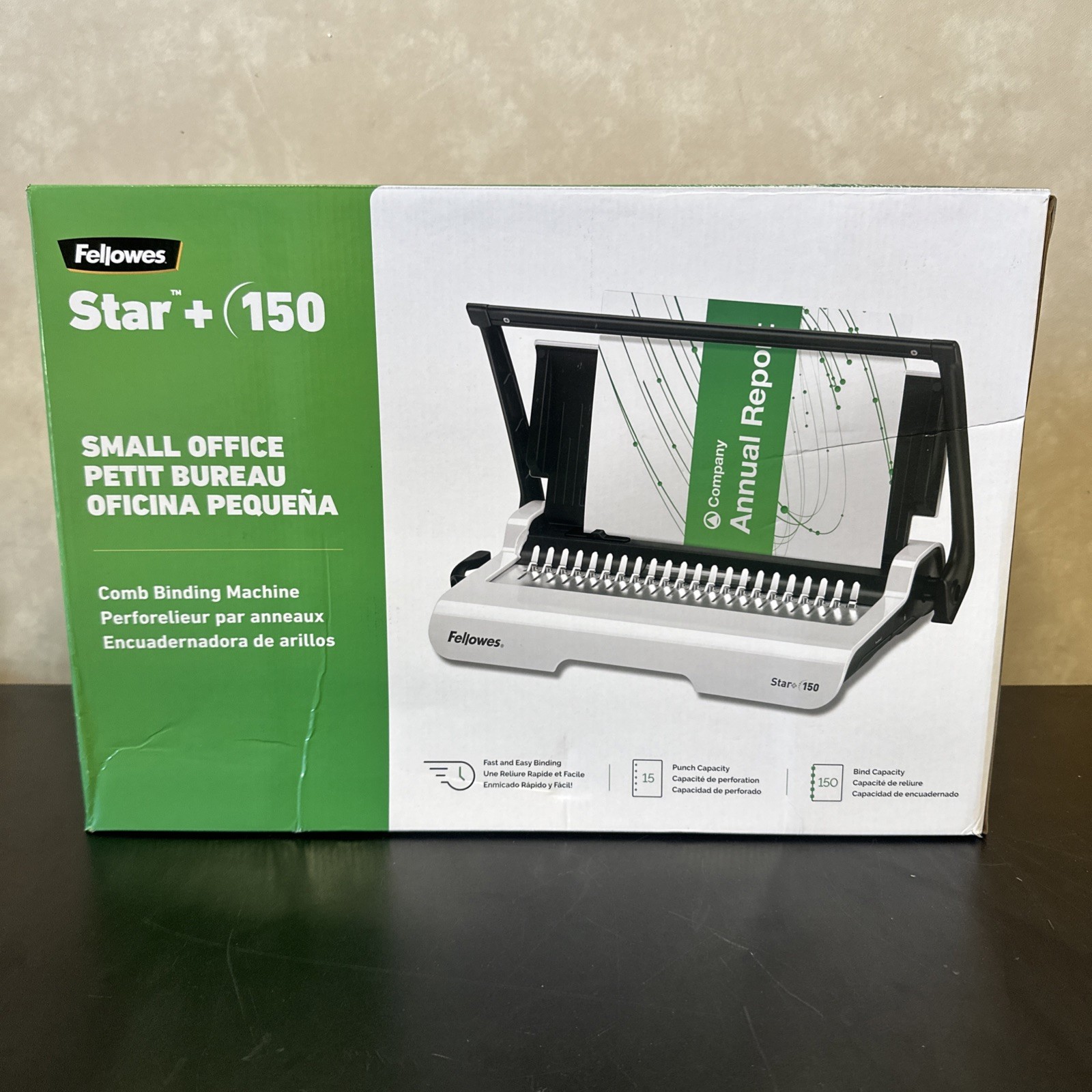 Fellowes Star+ 150 Comb Binding Machine CRC50065