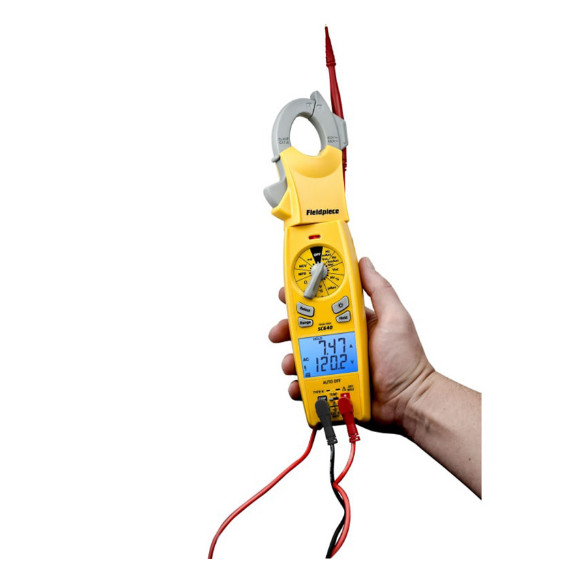 Clamp Meter with Rotatable Dial and LED Flashlight, Now Available.