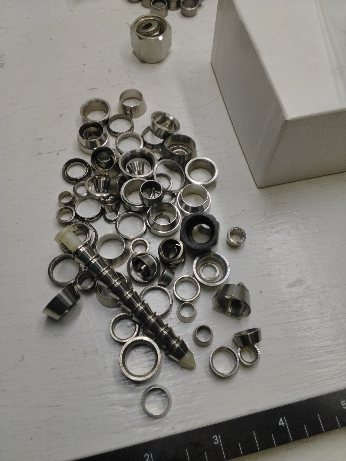 Stainless Ferrule & Nuts 1/4″ 3/8″ + Mixed Lot Ss316 As Pictured ‘Generic’ Lot