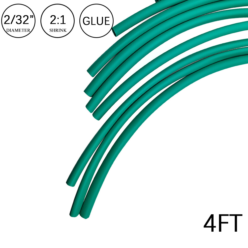 2:1 Heat Shrink Tubing Tube Glue Waterproof Dual Wall Wires Wrap (SMALL SIZES)