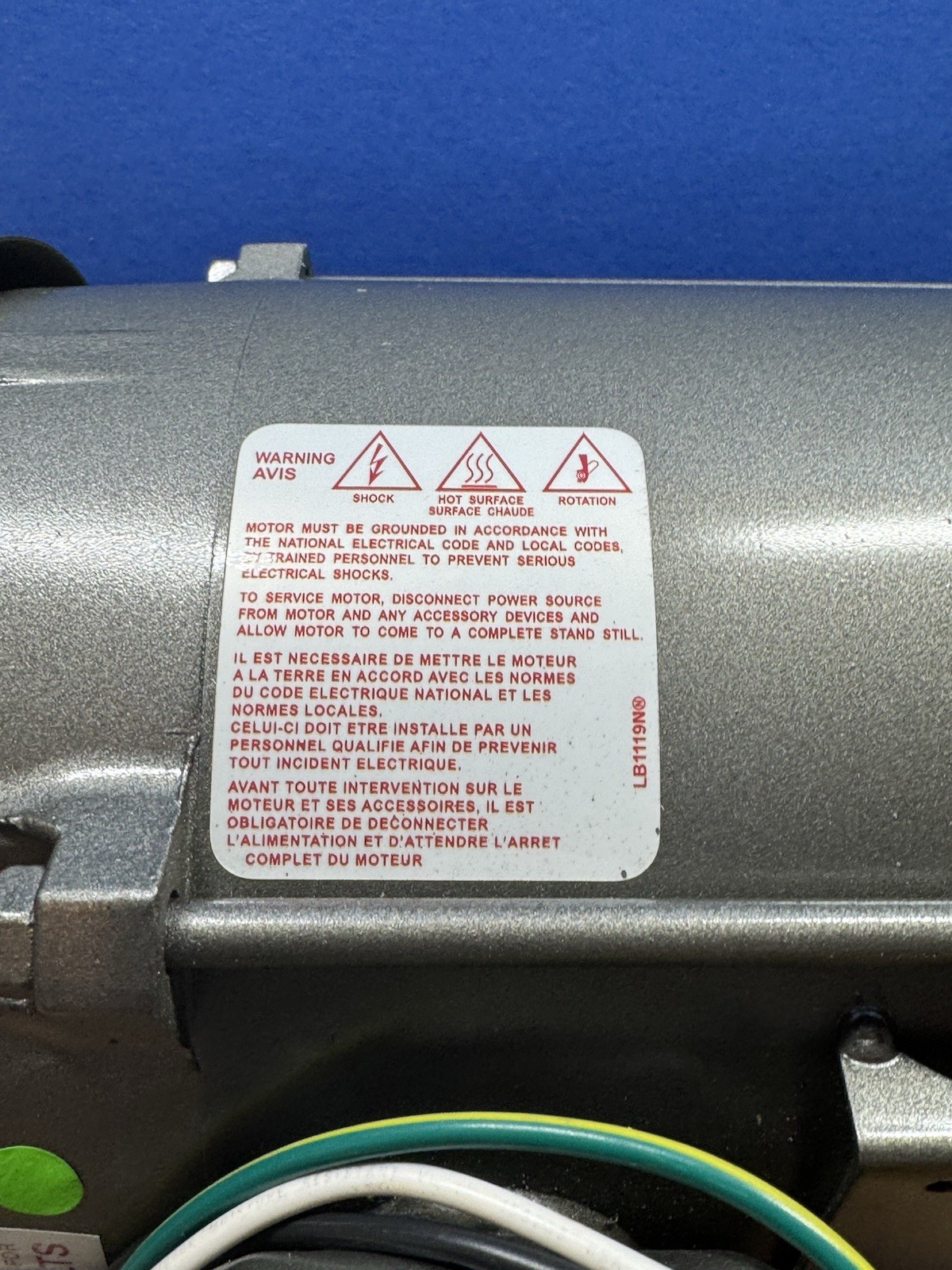BALDOR Elec Motor BALDOR Reliance MOTOR, HP .25 115/230V, 1140RPM