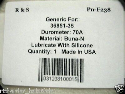 AQUA-PURE 3685135,36851-35 Gasket, Nitrile, for AP200,AP210,1ZKK5,2P275,R&S-F238