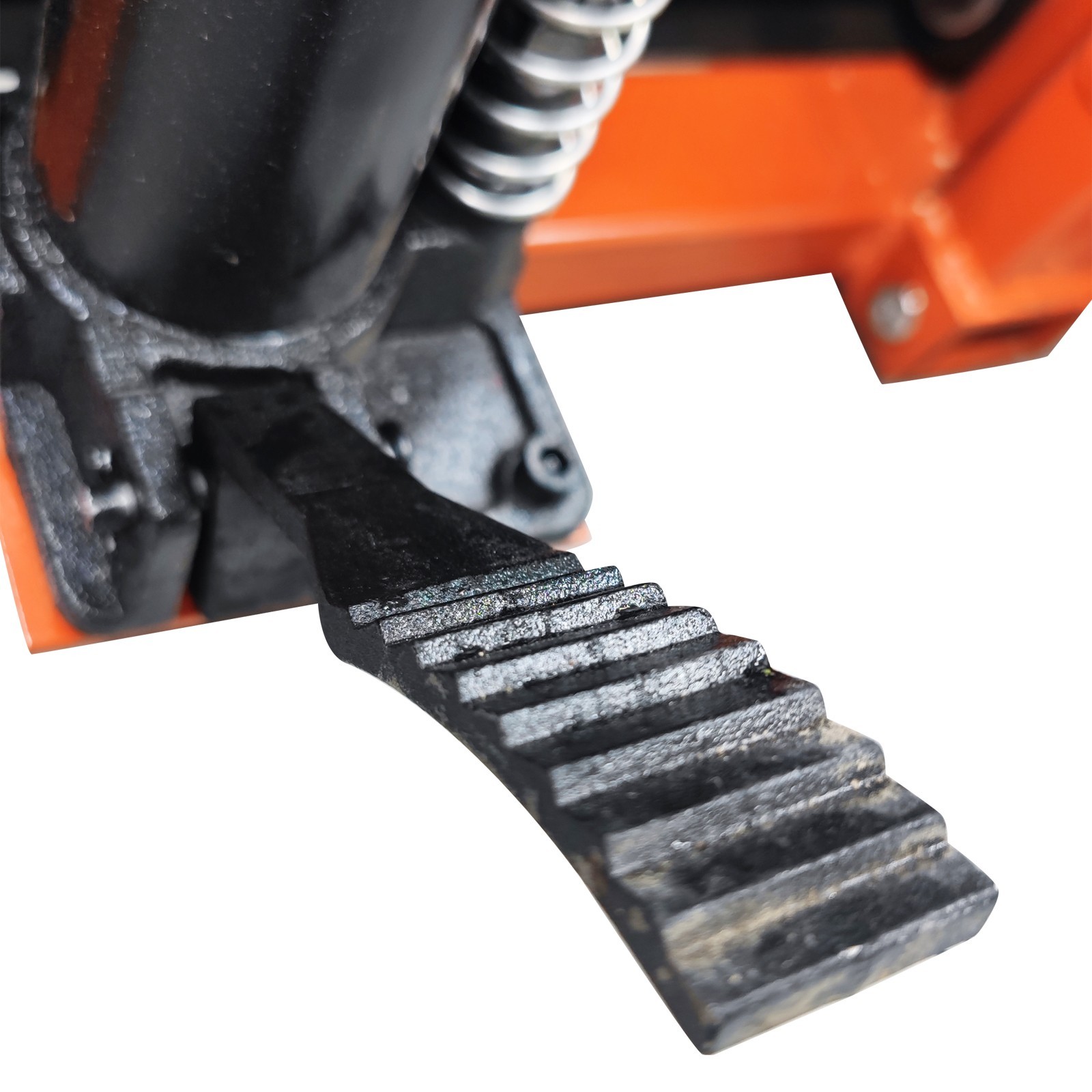 400Lb/200Kg Hand Forklift Truck Manual Push/Pull Winch Stacker Cargo Trolley
