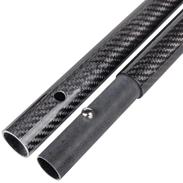 CKG 3K CARBON FIBER TRAVEL SAND SCOOP HANDLE UNIVERSAL LIGHTWEIGHT POLE 28.5MM1