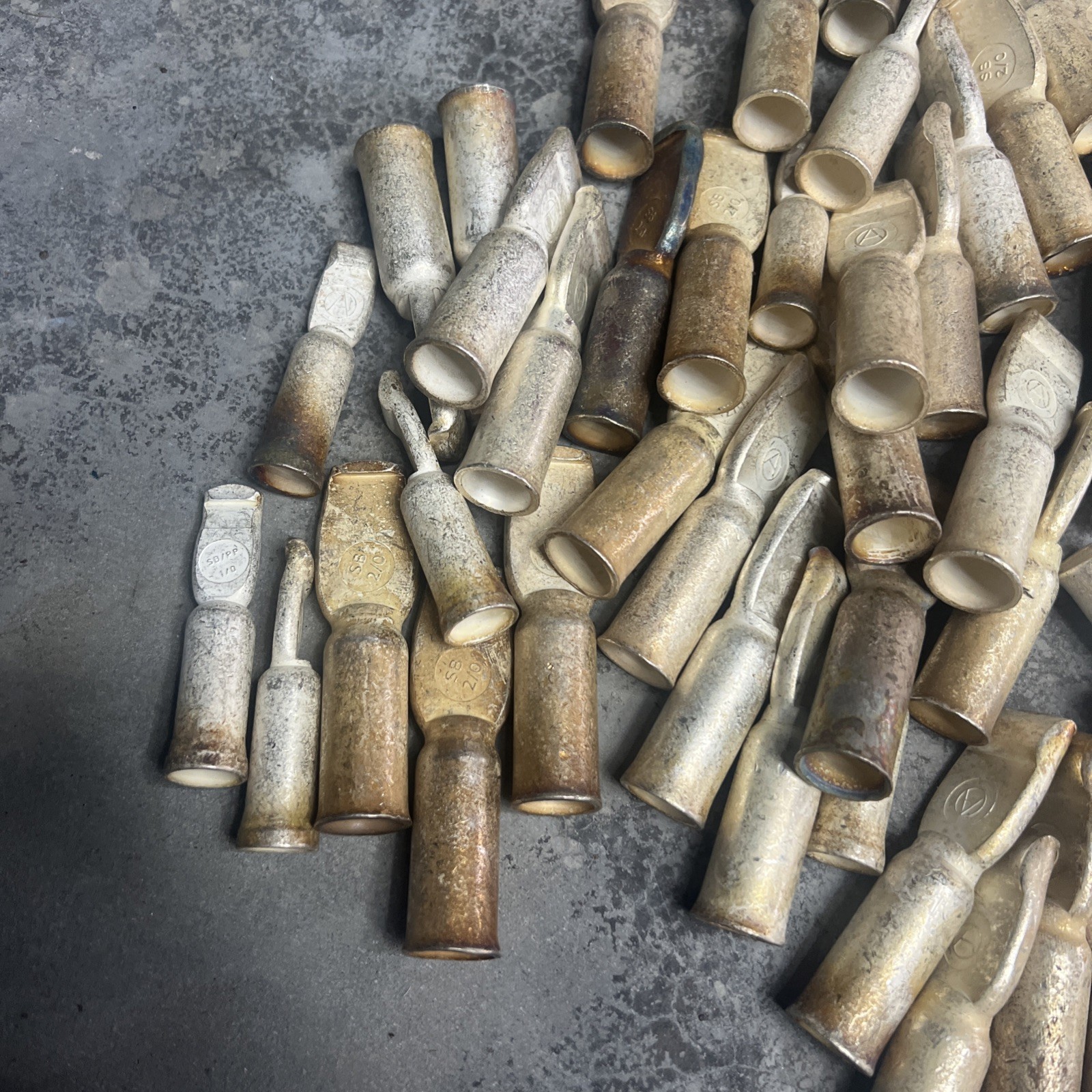 Lot of 53 SB Connectors Tips Vary In Size