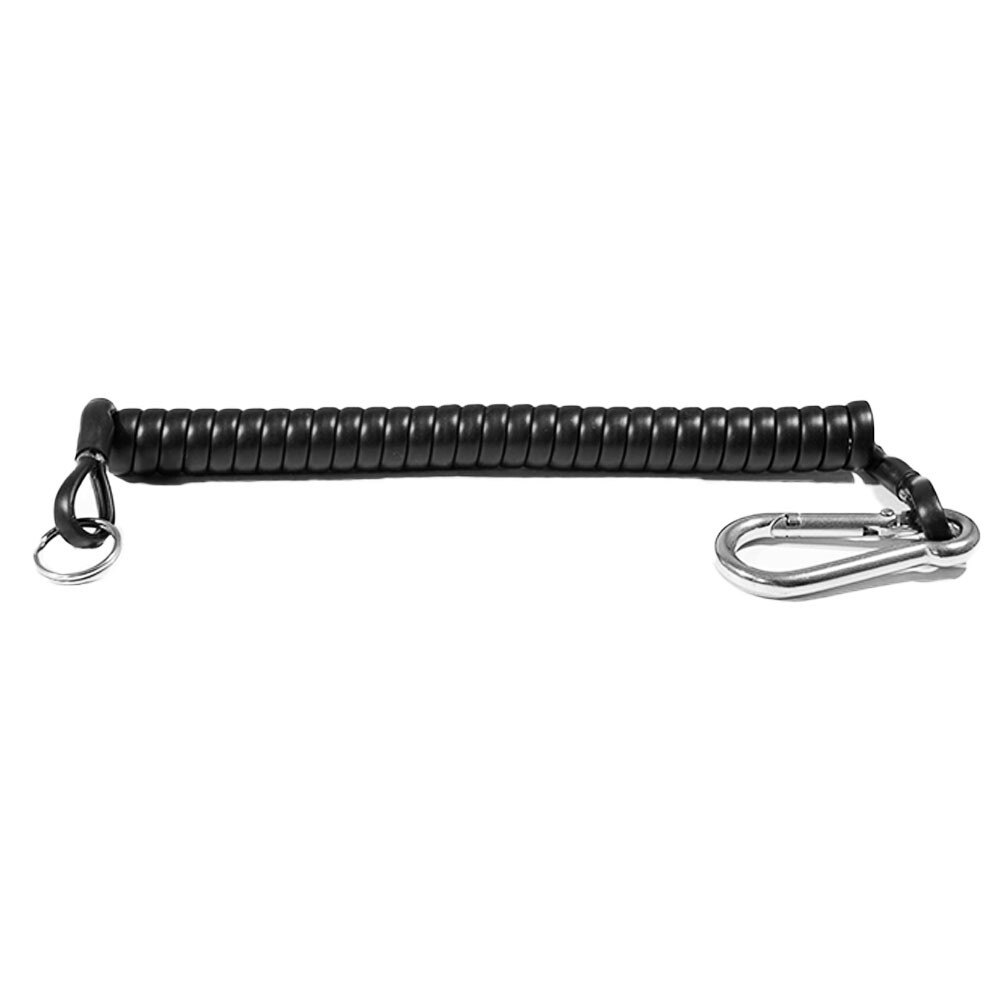 Dan’s Coiled Lanyard – Secure Pinpointer or Gear – Black, Red, Pink, Green +