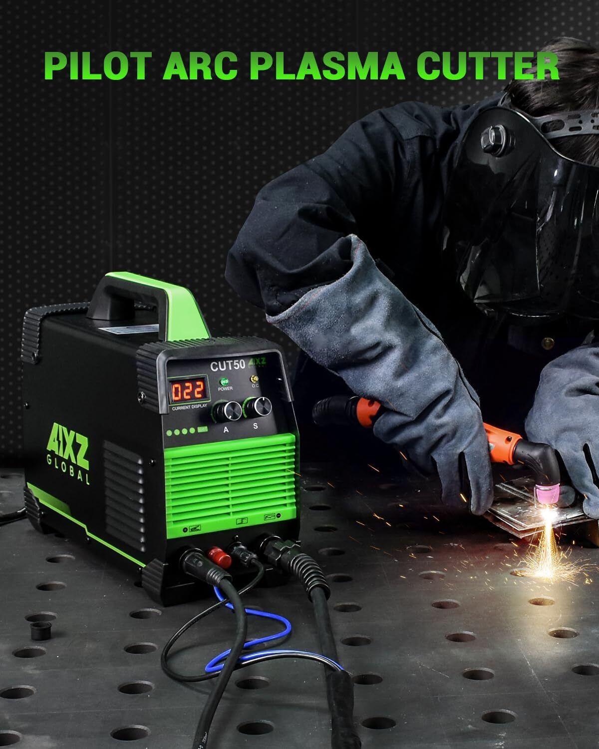 110/220V Non-Touch HF, Plasma Cutter with Helmet &Gloves For HOME DIY US STOCK