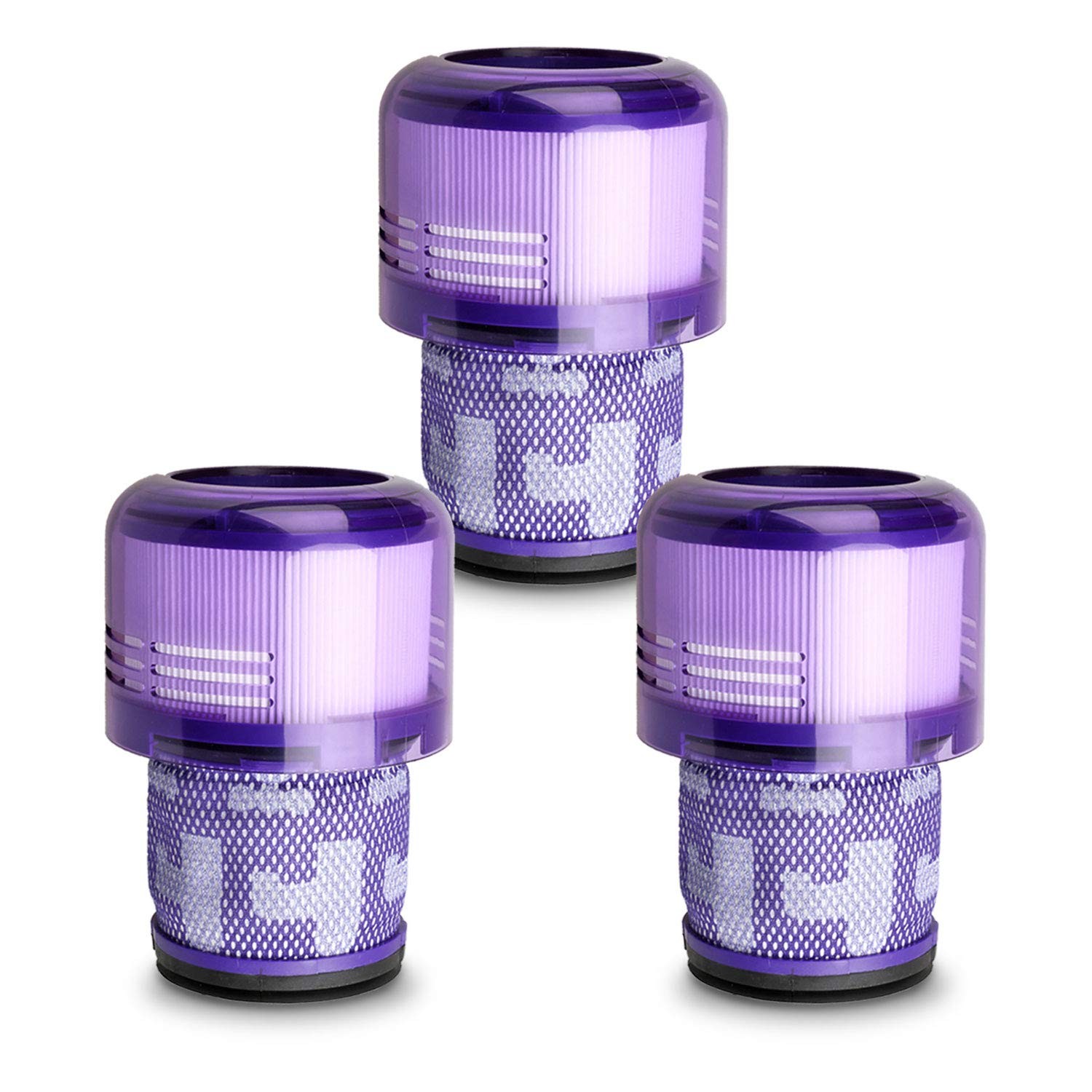 Lemige 3 Pack Vacuum Filters Replacement Parts V11 V15-3 P-3.54*5.12 IN