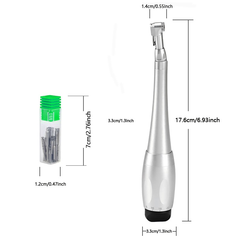 1BOX Dental Torque Driver Torque Wrench Handpiece Universal Dental 16 Drivers