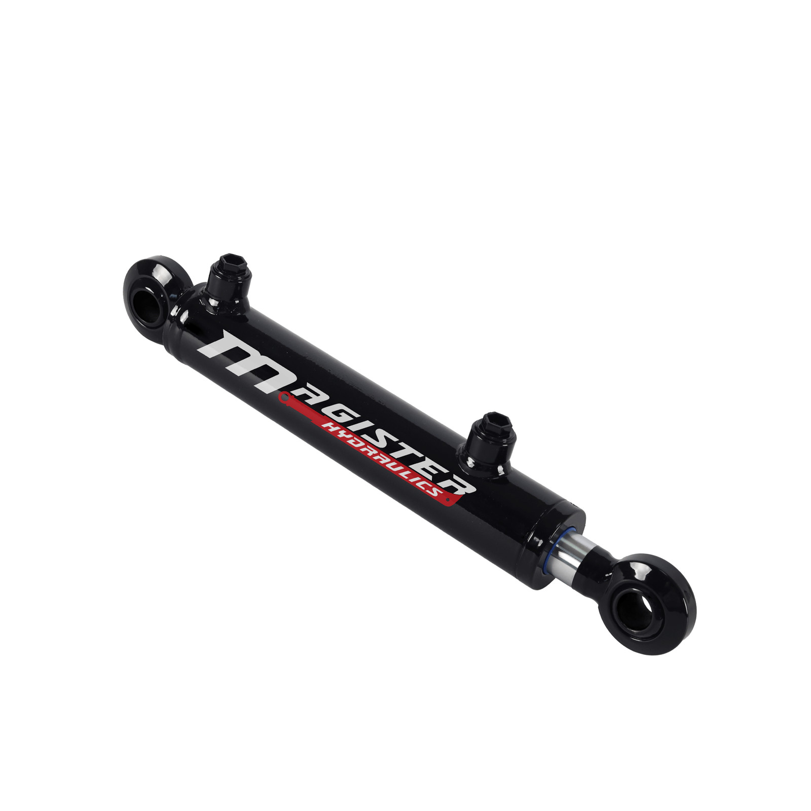 Hydraulic Cylinder Welded Double Acting 1.5″ Bore 6″ Stroke Swivel Ball/Eye