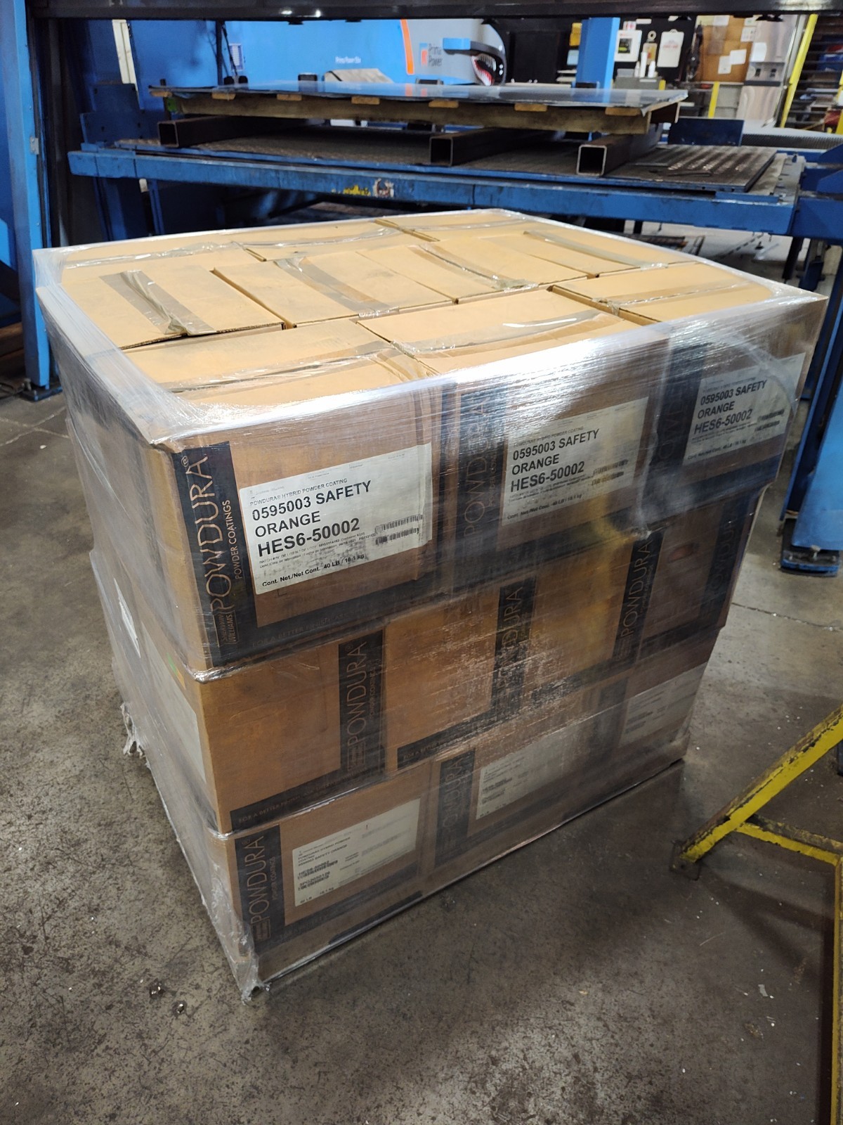 Sherwin-Williams Powdura Hybrid Powder Coating Safety Orange HES6-50002 40 LB EA