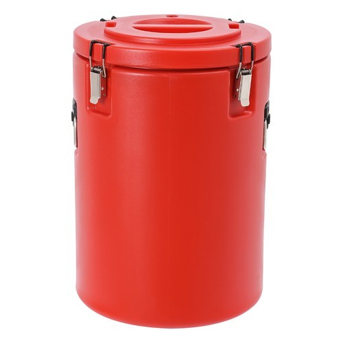 40L Commercial Soup Container Insulated Hot Cold Beverage Carrier Red