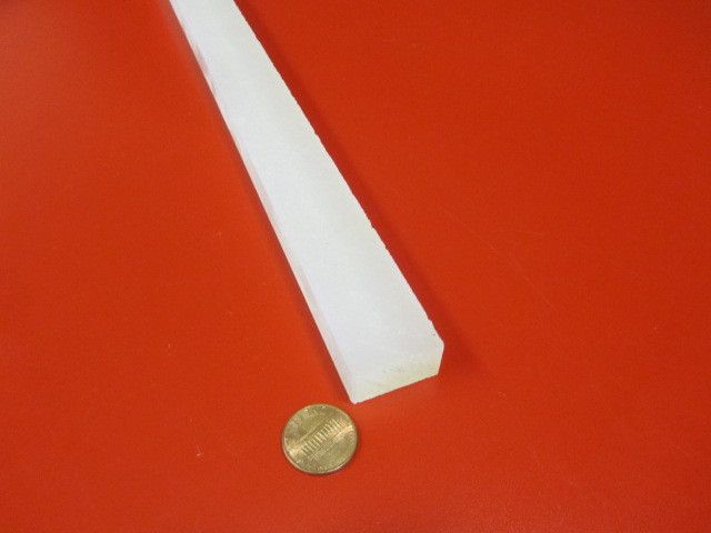 Polypropylene Bar 1/2″ Thick x 1.0″ Wide x 48″ Long, 4 pcs, 16 feet