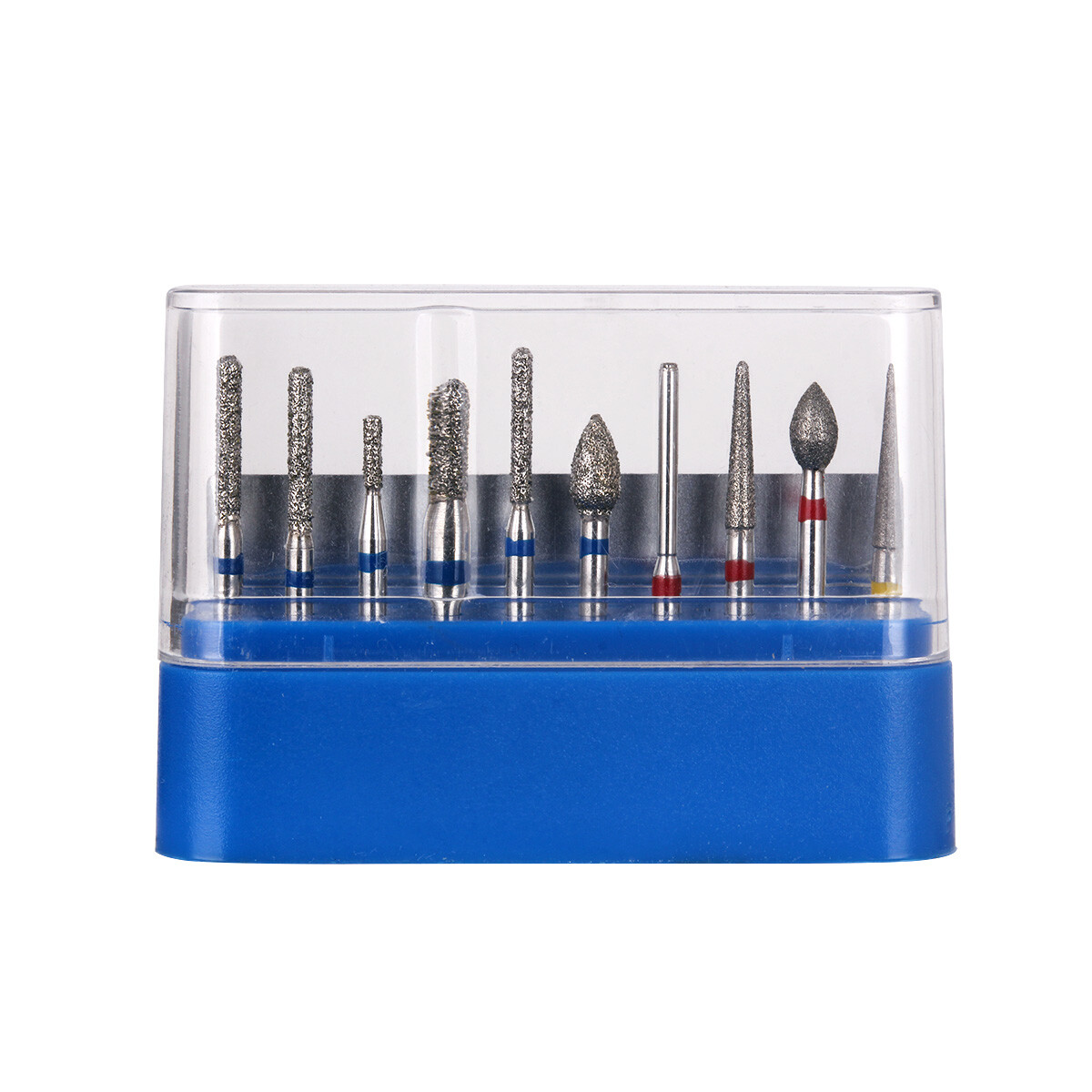 AZDENT Dental Air Turbine Crown Preparation Diamond Burs Anterior Teeth Drills