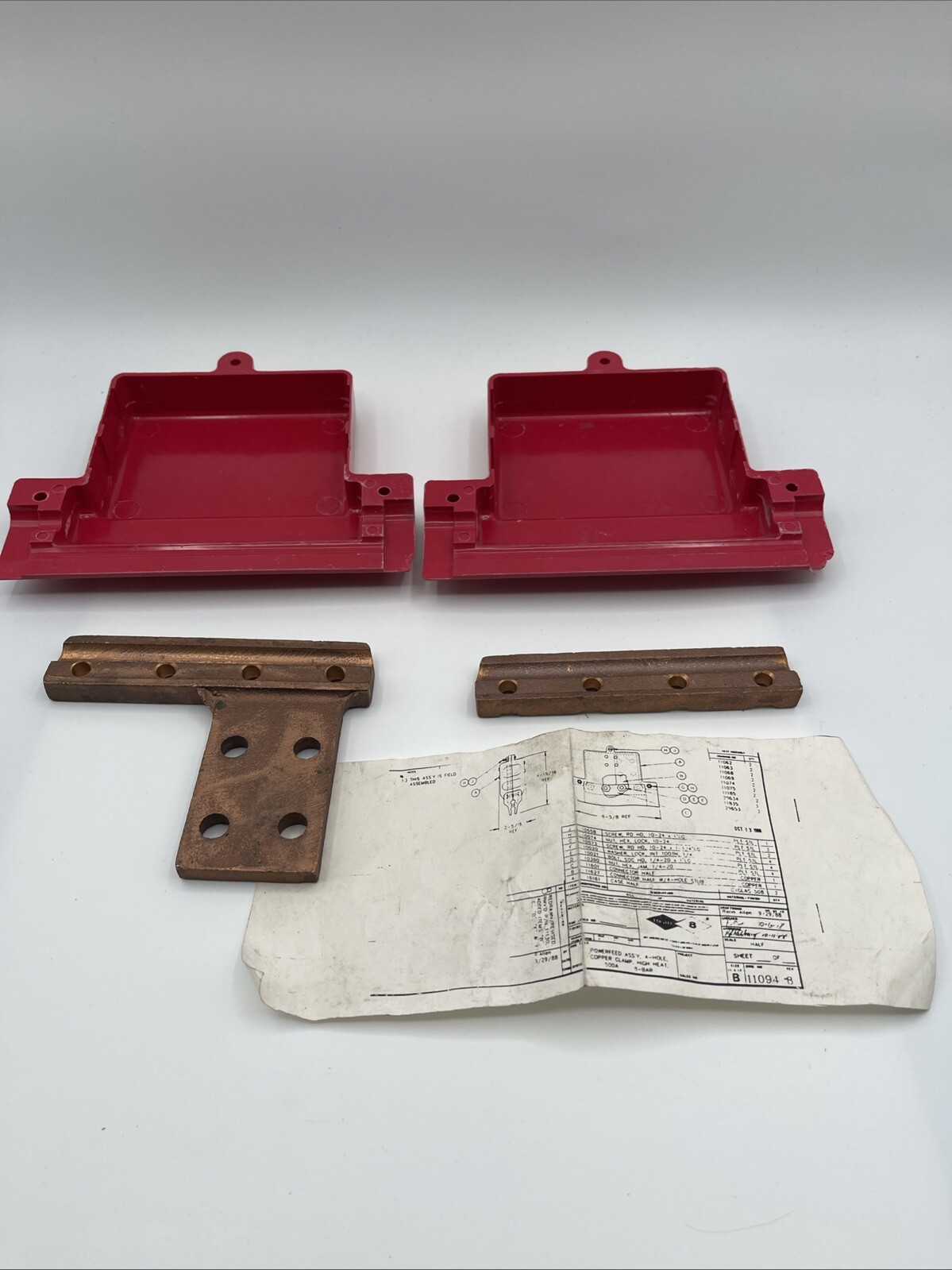 Conductix 8-BAR Power Feed ASS’Y Parts XA-11601 XA-11627 XA-16161 Copper Clamp